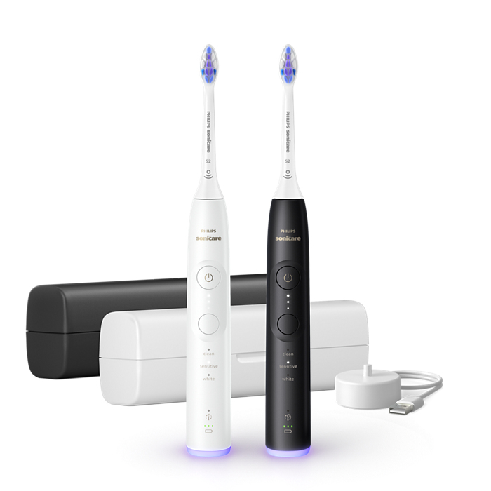 foto del prodotto spazzolino da denti elettrico con hx7419 01 sonicare 6500 kit 2pcs