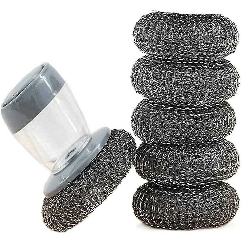 foto del prodotto spazzolino da palmo per erogatore di sapone da cucina. spazzola per la pulizia multifunzionale