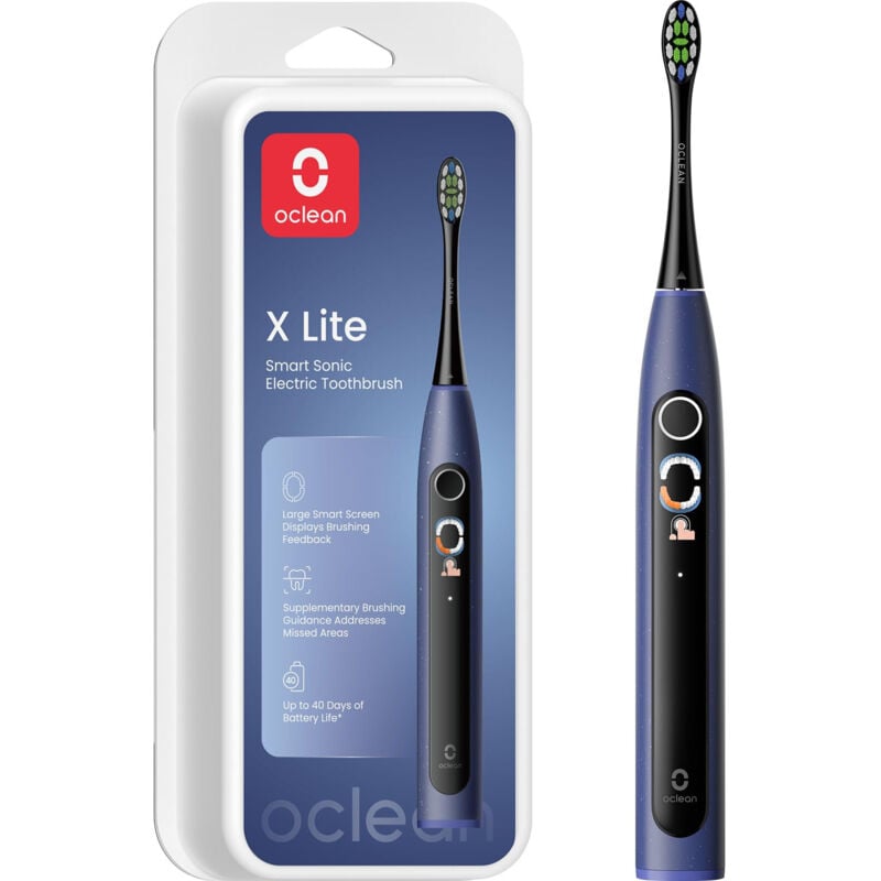 foto del prodotto spazzolino elettrico oclean x lite blu scuro