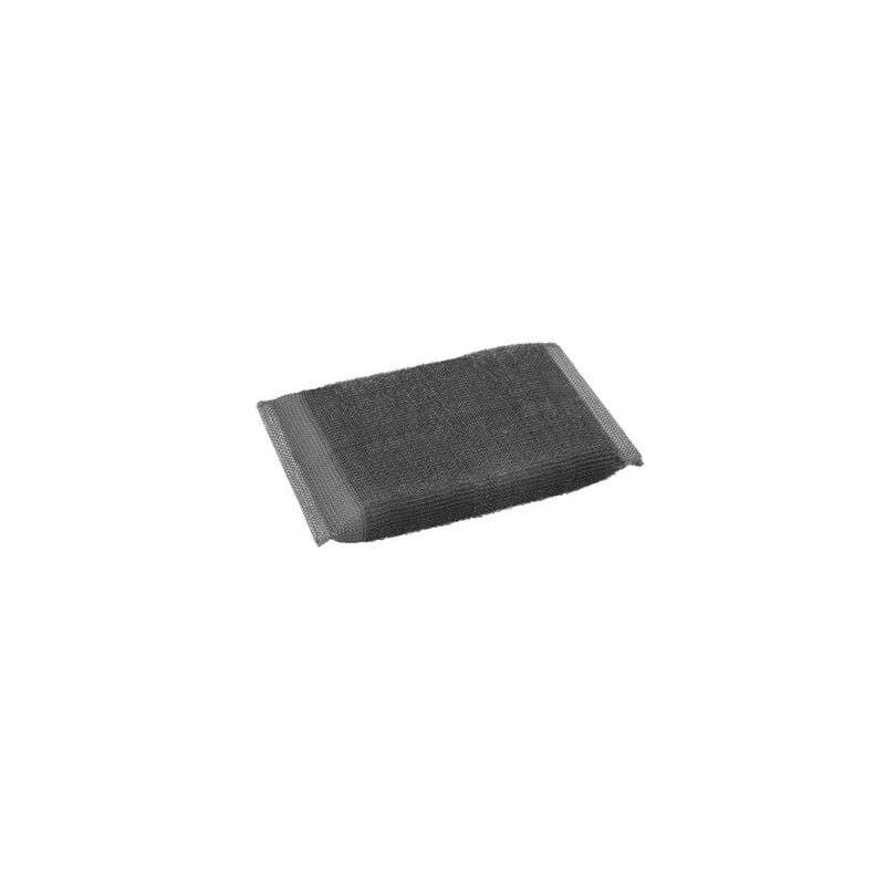 foto del prodotto spazzolone in rete super abrasivo con imbottitura in espanso 9x13,5 cm colore grigio