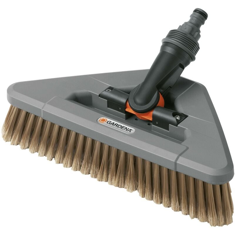 foto del prodotto spazzolone triangolare snodato setole morbide per cleansystem 5560 20 gardena
