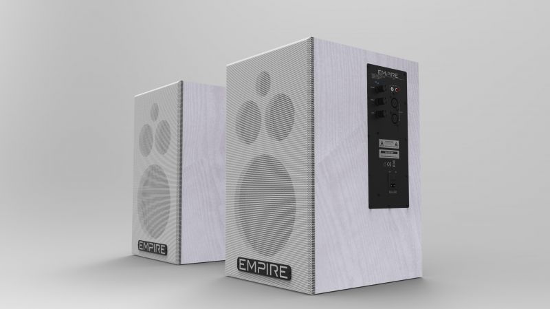 foto del prodotto speaker empire hs290 290w 80 20k hz rca xlr balanced white