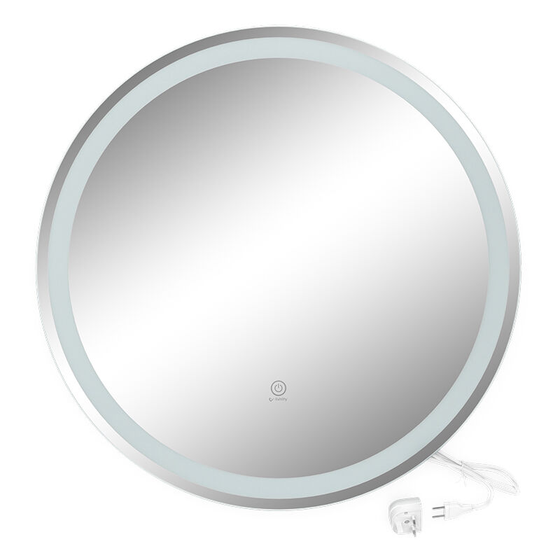 foto del prodotto specchi con illuminazione a led lumos, bianco, 70 cm con interruttore a sfioramento vicco
