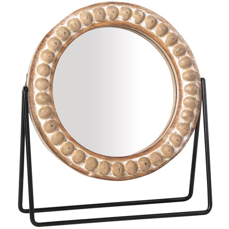 immagine 0 del prodotto specchi specchi specchio marrone rotondo 23x20x7cm signes grimalt