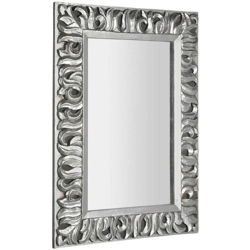 foto del prodotto specchi specchio zeegreas in cornice, 700x1000 mm, argento in432 sapho