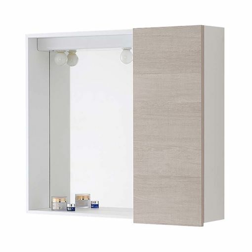 foto del prodotto specchiera 1anta rovere chiaro
