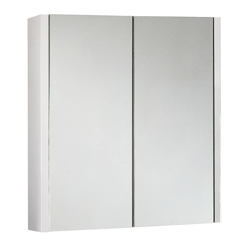 foto del prodotto specchiera bagno con contenitore 44 ante battenti e 2 ripiani 650mm x 617mm consul