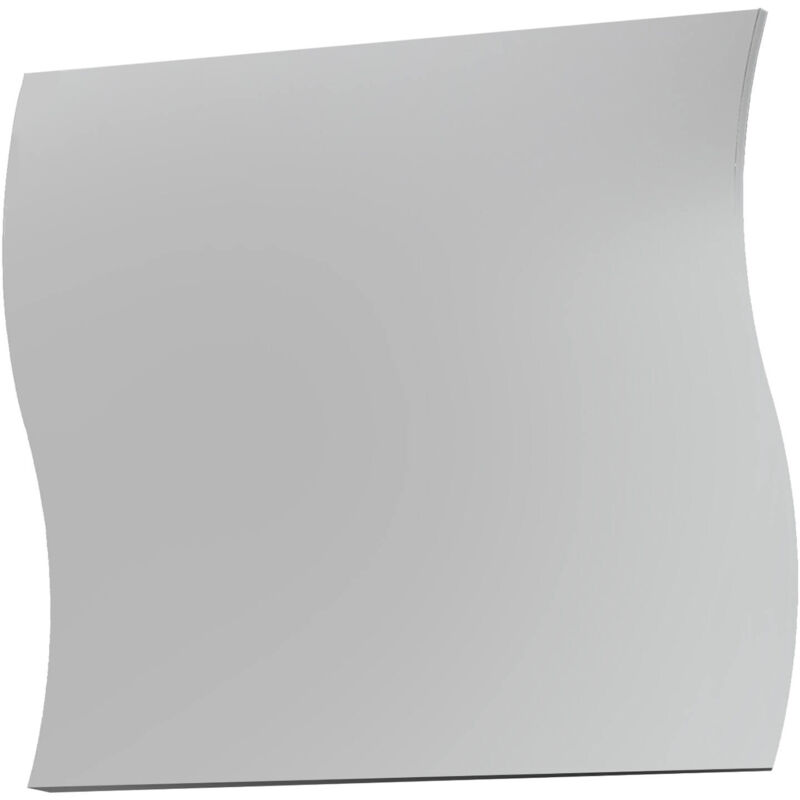 foto del prodotto specchiera da parete ondulata, made in italy, specchio da bagno, cm 110x2h60, con imballo rinforzato dmora