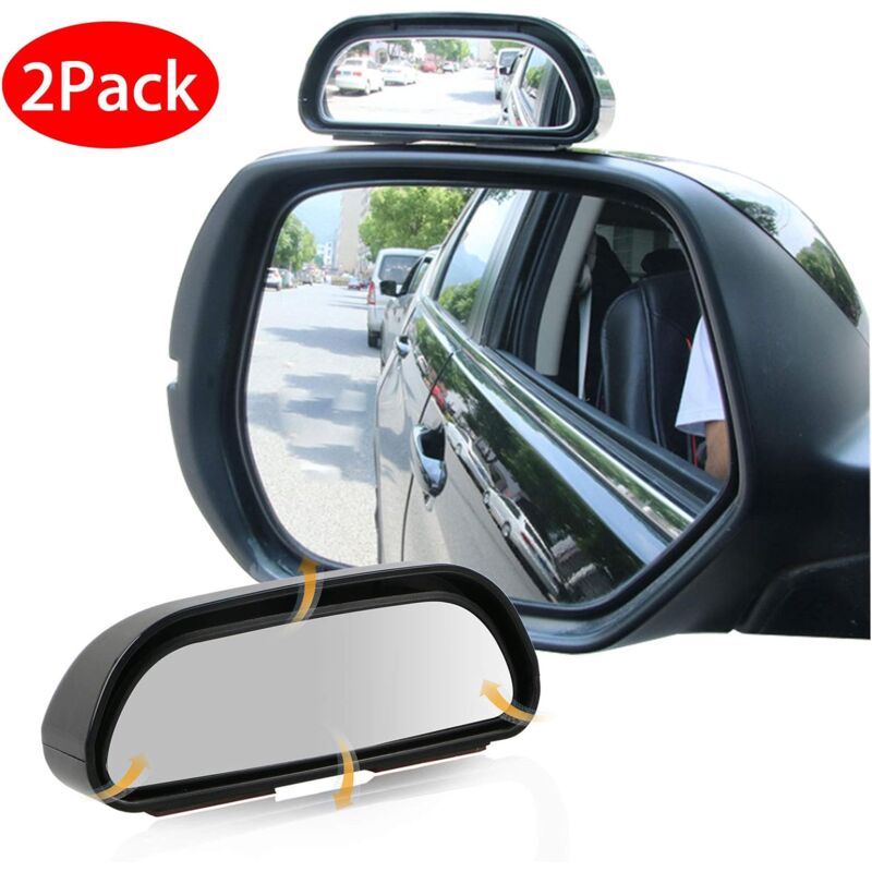 foto del prodotto specchietti per punto cieco, set di 2, specchietti retrovisori laterali grandangolari destro e sinistro specchietto per punto cieco universale
