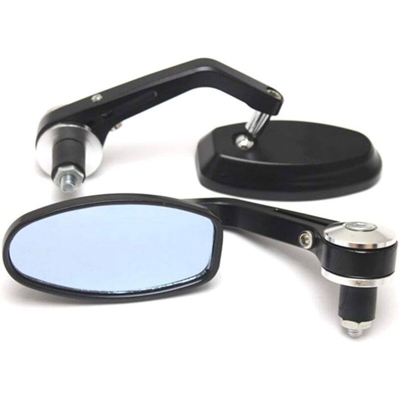foto del prodotto specchietti retrovisori per moto, specchietti per manubrio in alluminio da 22 mm sollbry