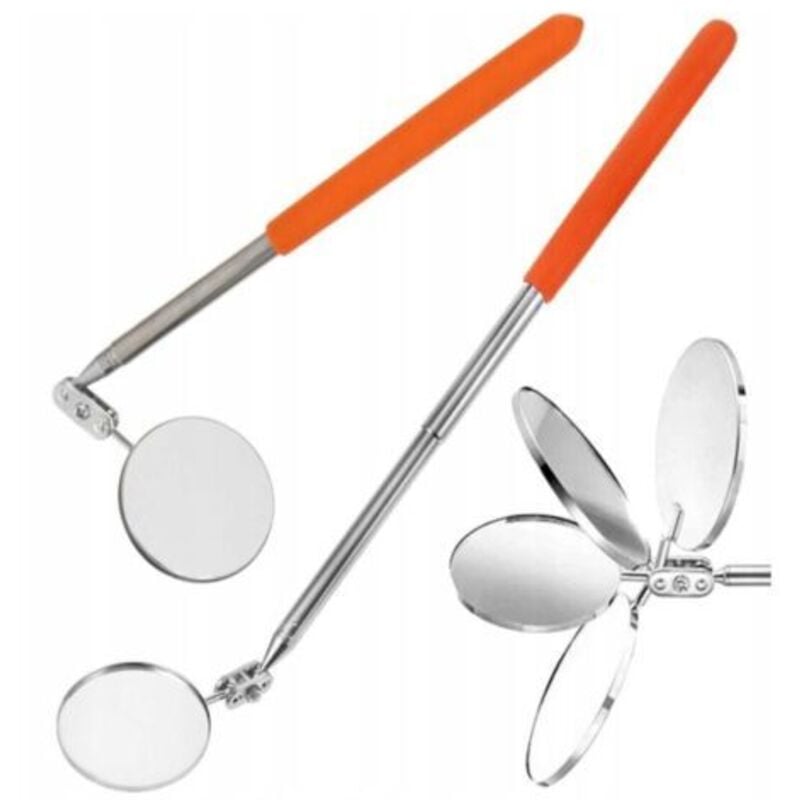 foto del prodotto specchietto ispezione telescopico allungabile orientabile officina da 28-44 cm