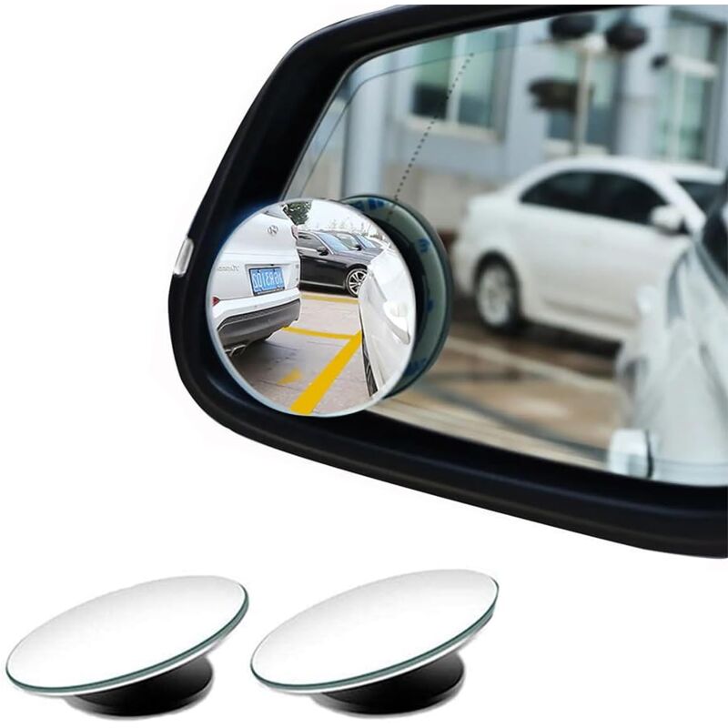 foto del prodotto specchietto per angolo cieco, specchietto per angolo cieco auto, rotazione a 360 , inclinazione regolabile, per auto universale, suv, furgone, camion