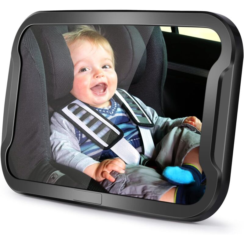 foto del prodotto specchietto retrovisore per bambini, infrangibile, con rotazione a 360 , per seggiolino auto, sicurezza, essenziale per i giovani genitori. lablanc