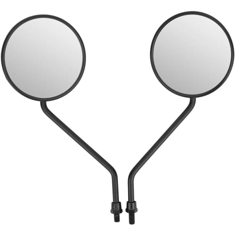 foto del prodotto specchietto retrovisore per moto, specchietti laterali rotondi universali specchietto manubrio per moto 2 pezzi 8 mm bebusingoto