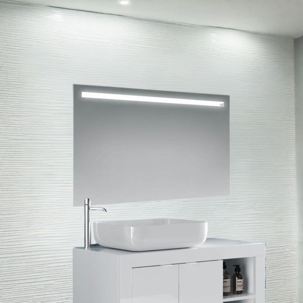 foto del prodotto specchio 60x80 cm. con fascia led edmonton
