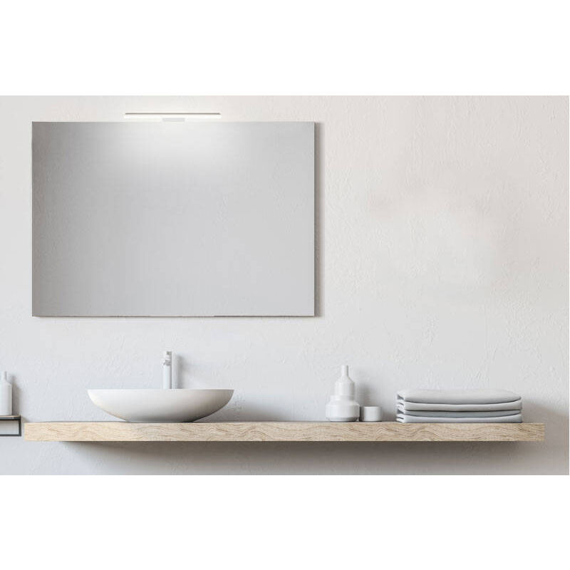 foto del prodotto specchio 90x60 cm reversibile con lampada led premium