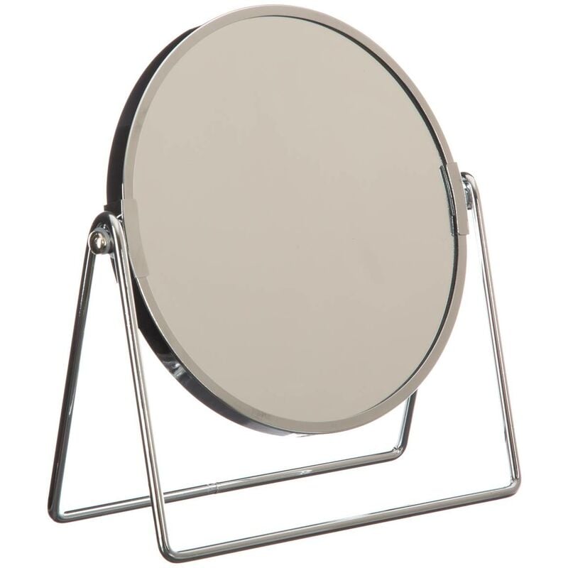 foto del prodotto specchio a battente con piedini d17cm argento 5five