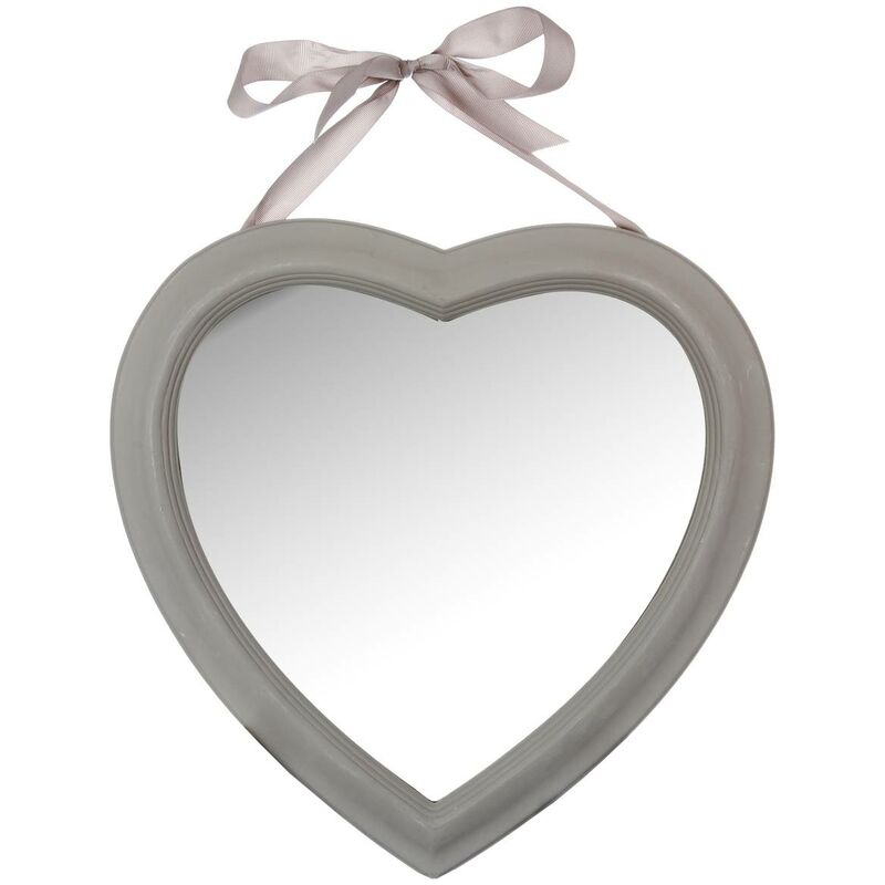 immagine 0 del prodotto specchio a cuore alexia 40x40cm taupe atmosphera cr ateur d int rieur