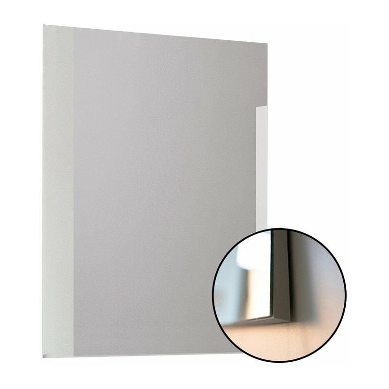 foto del prodotto specchio a filo con supporto in legno cm. 52x68h