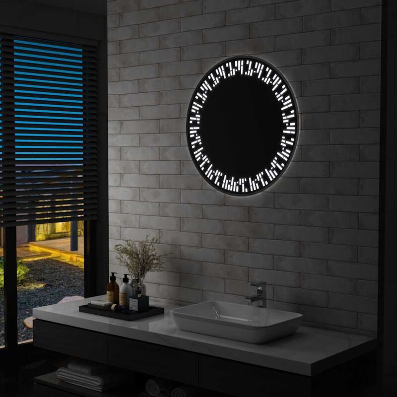 foto del prodotto specchio a led per bagno 70 cm vidaxl