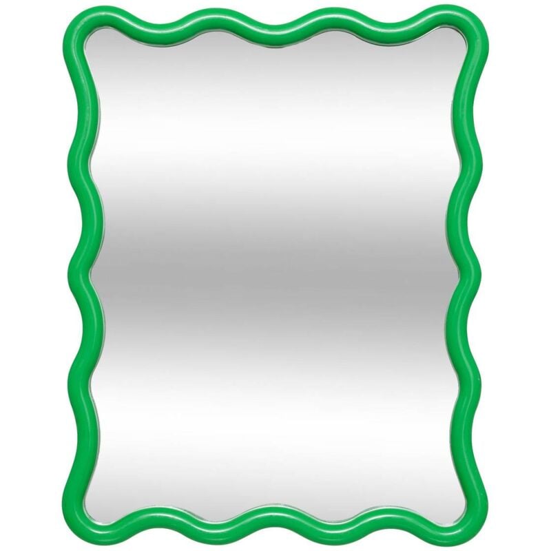 foto del prodotto specchio a onda judy verde 38x30cm atmosphera cr ateur d int rieur