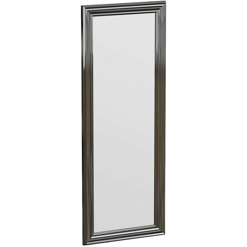 foto del prodotto specchio adrastea, specchiera, articolo d arredo a muro, decorazione con specchio, 40x3h105 cm, argento, con imballo rinforzato, con imballo