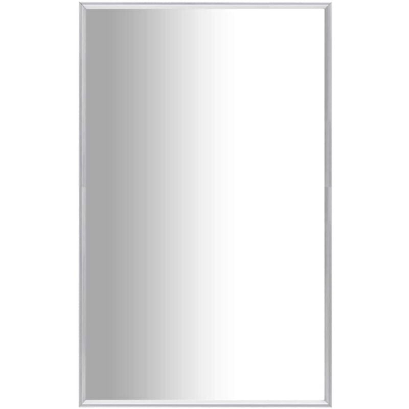 foto del prodotto specchio argento 70x50 cm