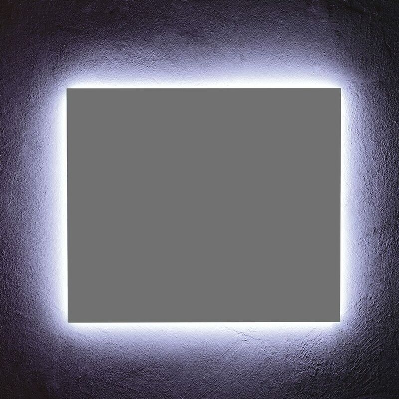 foto del prodotto specchio arredo bagno 70x60 cm con retroilluminazione a led