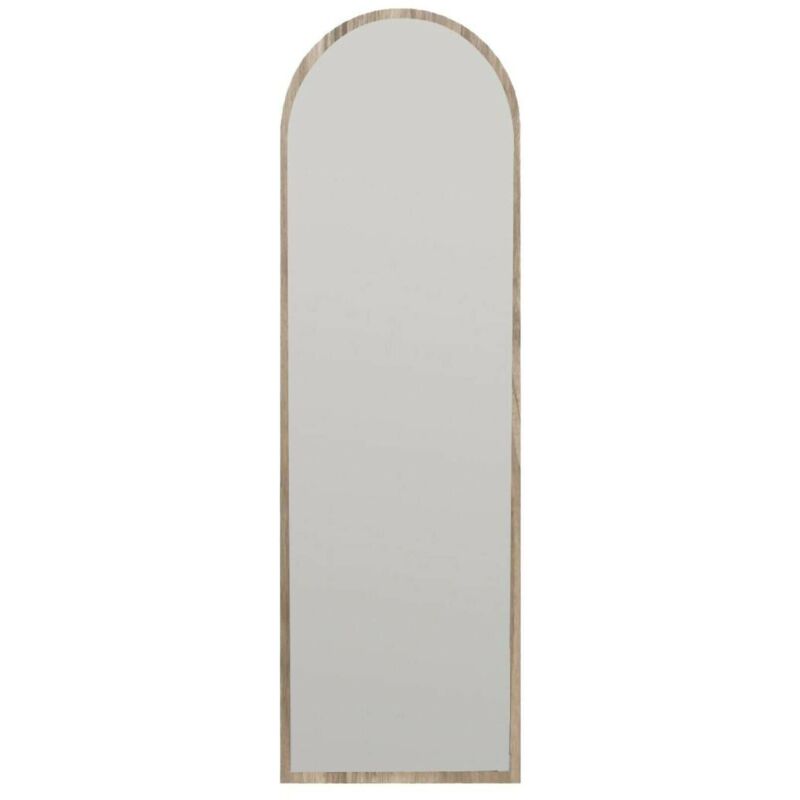 foto del prodotto specchio artus, specchiera, articolo d arredo a muro, decorazione con specchio, 50x2h160 cm, noce dmora