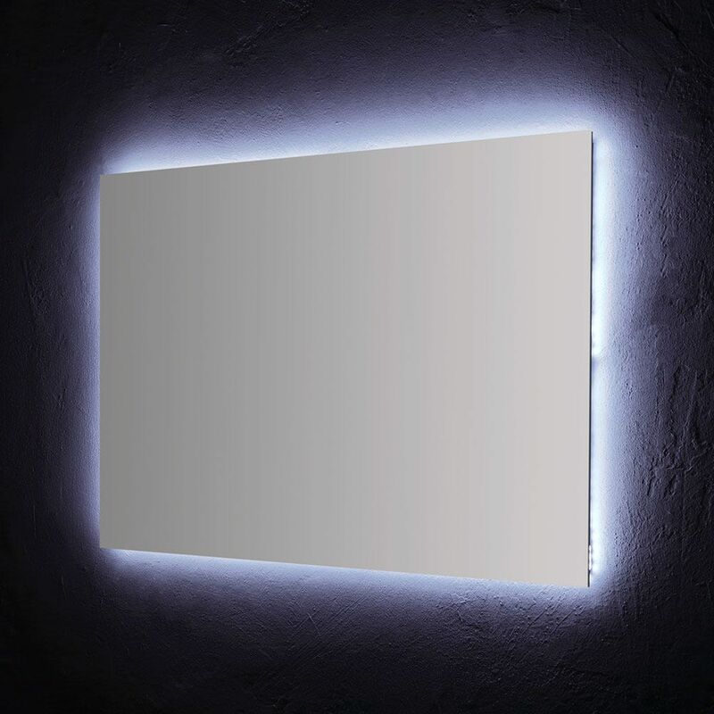 foto del prodotto specchio bagno 120x70 cm con retroilluminazione a led