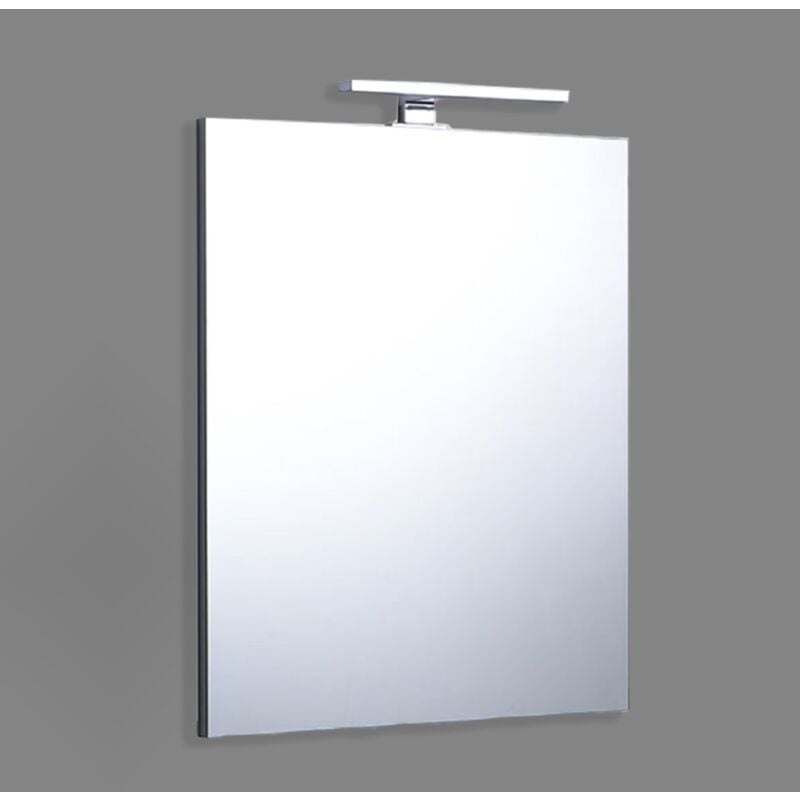 foto del prodotto specchio bagno 60x70 con luce a led