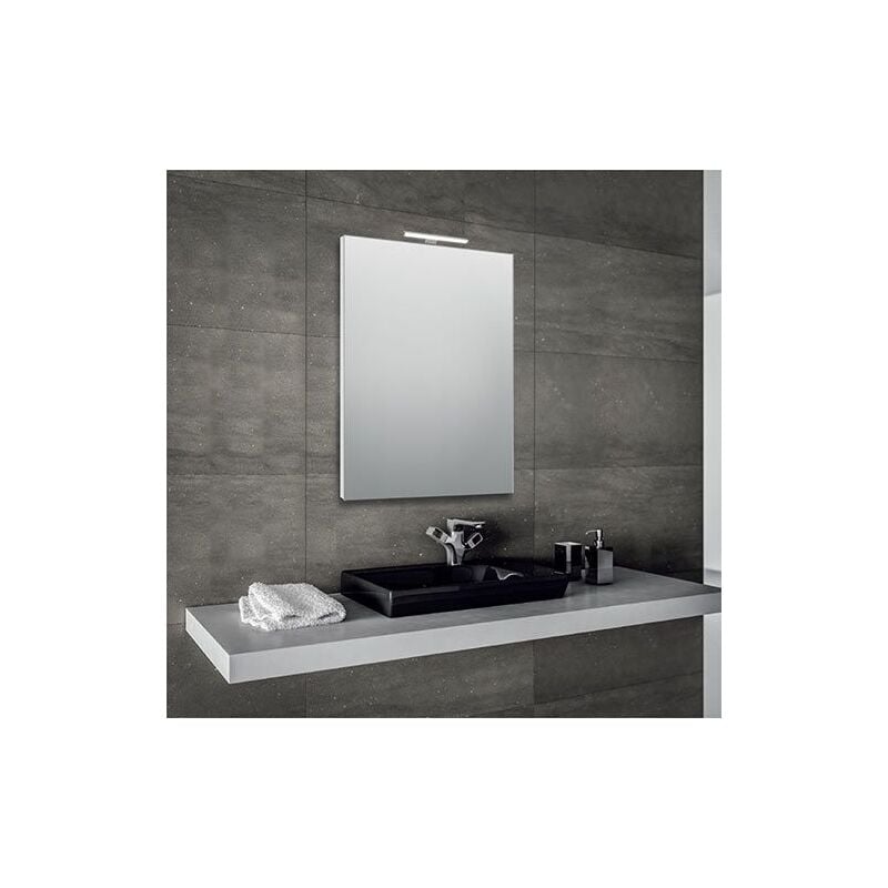 foto del prodotto specchio bagno 60x80 cm con lampada led