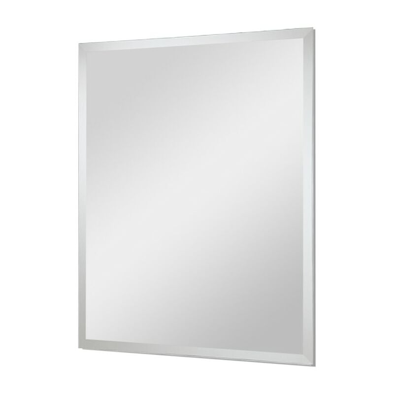 foto del prodotto specchio bagno a filo 50x60 cm reversibile con bisellatura 2,5 cm