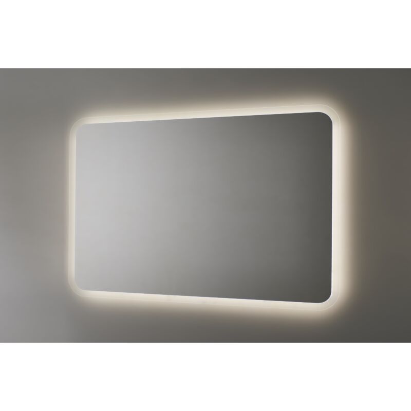 foto del prodotto specchio bagno led retroilluminato 110x80 cm