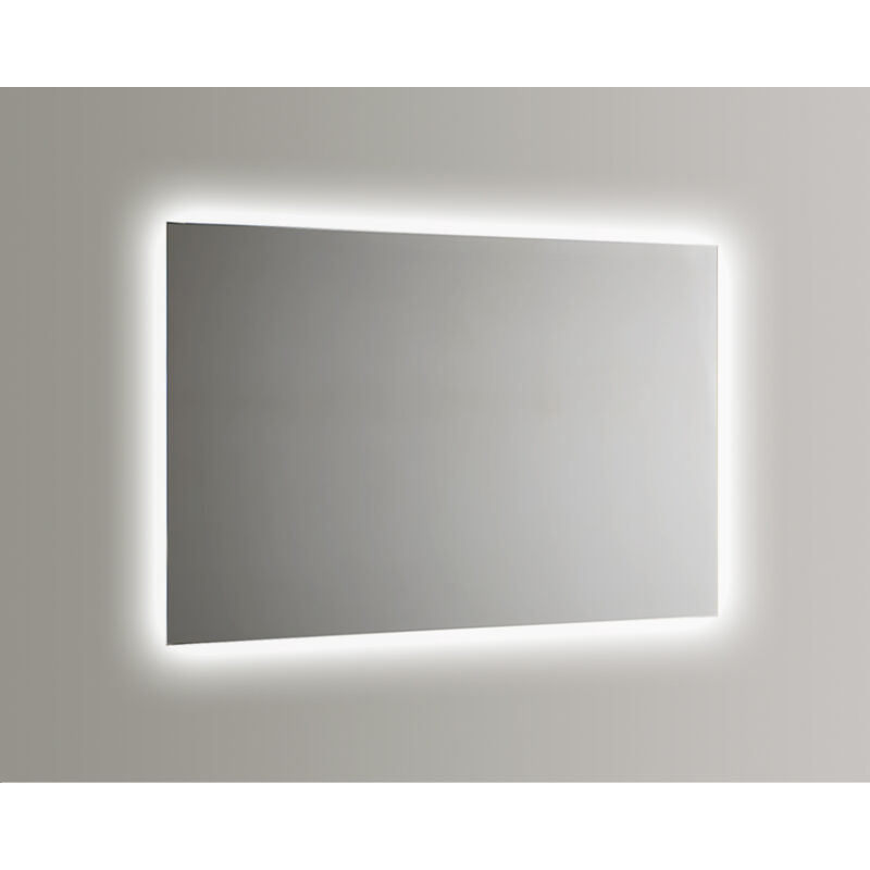 foto del prodotto specchio bagno retroilluminato a led 90x70 cm