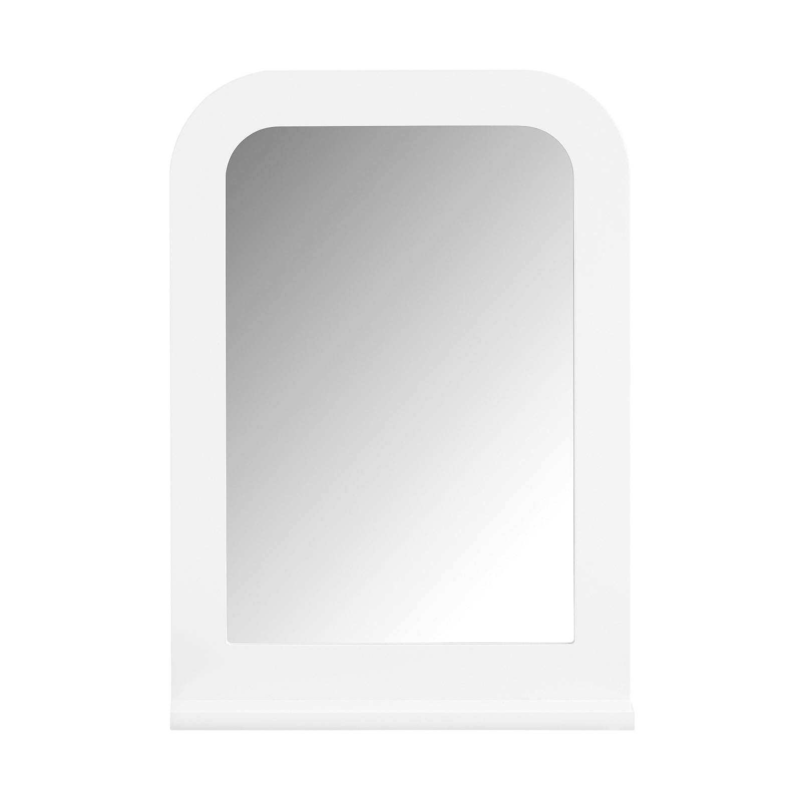 foto del prodotto specchio bagno specchio da parete mensola bagno a muro bianco 38x9x54cm bzr162 w