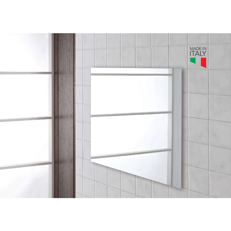 foto del prodotto specchio basic rettangolare 100x60 reversibile filo lucido di