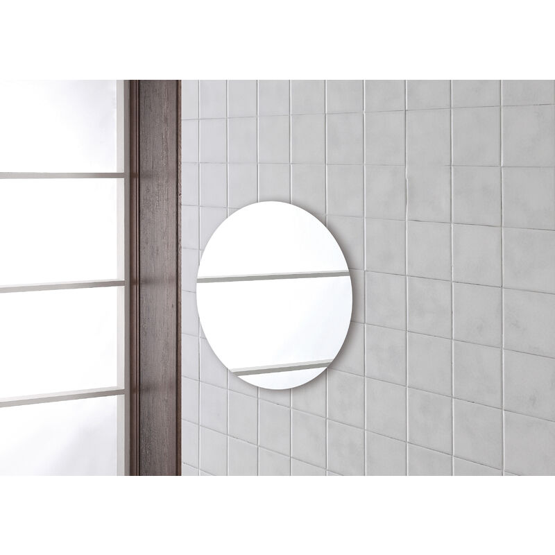 foto del prodotto specchio basic tondo 50 reversibile filo lucido di feridras