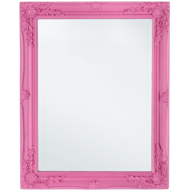 foto del prodotto specchio con cornice in legno 'miro' 36x46 cm -turchese