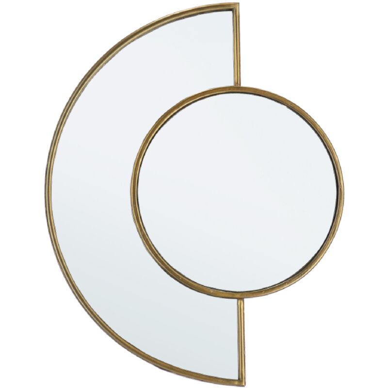 foto del prodotto specchio con cornice in metallo namita -37x48