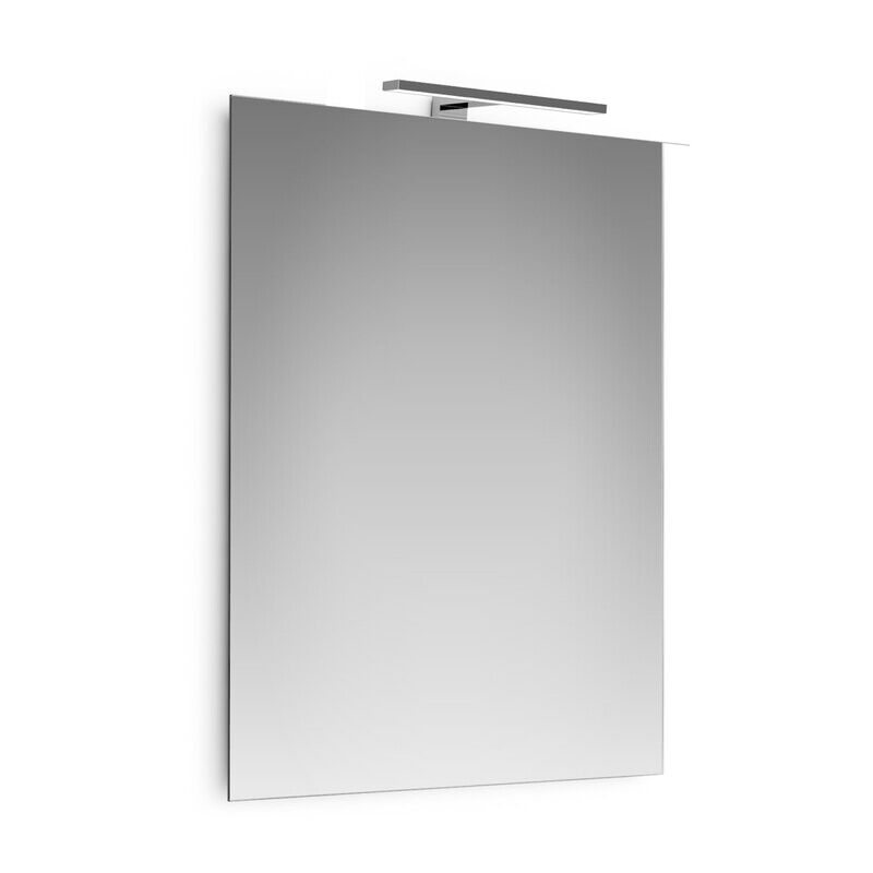 foto del prodotto specchio con telaio lampada led 30 cm.60x80
