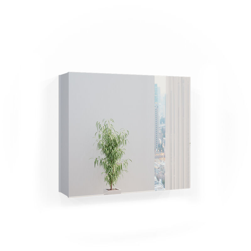 foto del prodotto specchio contenitore bagno kate, bianco, 67 x 59.2 cm, vicco