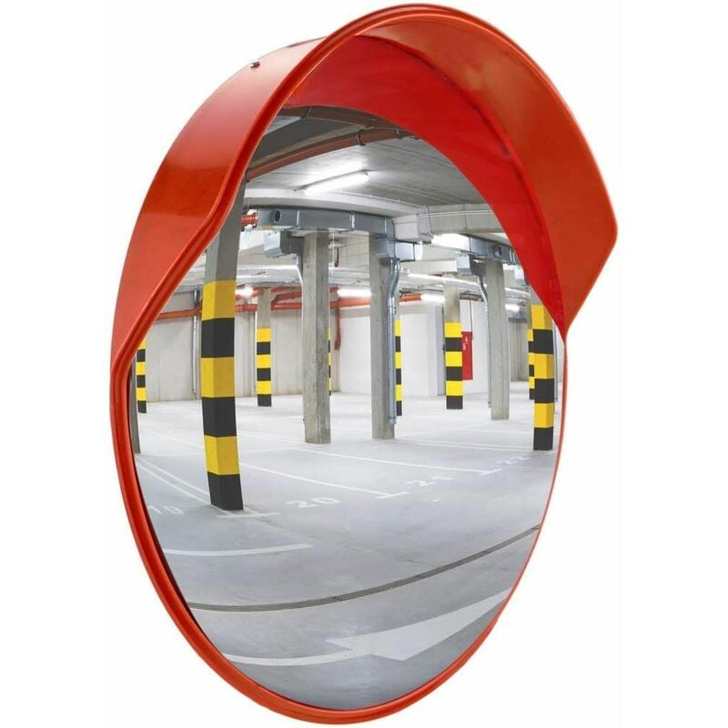foto del prodotto specchio convesso per la segnalazione di sorveglianza di sicurezza del traffico 45 60 cm diametro 45 cm