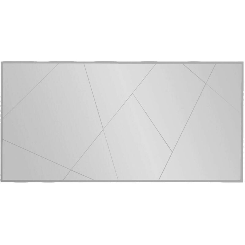 foto del prodotto specchio corallo, specchiera, articolo d arredo a muro, decorazione con specchio, 120x2h60 cm, bianco dmora