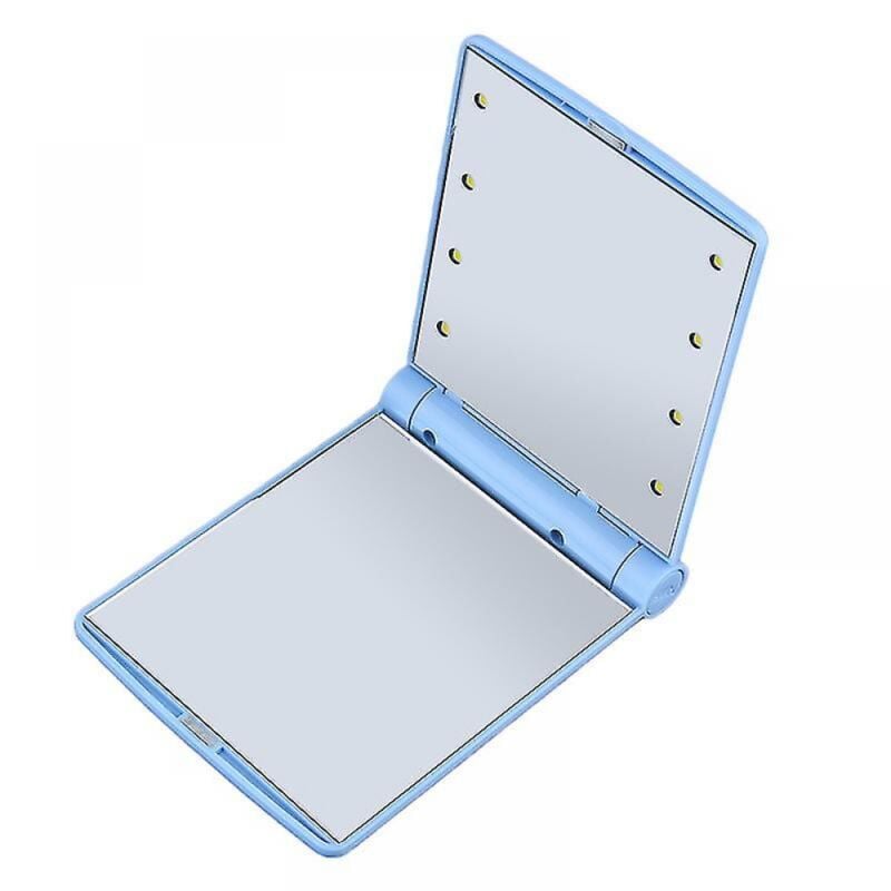 foto del prodotto specchio cosmetico pieghevole a led bebusingoto