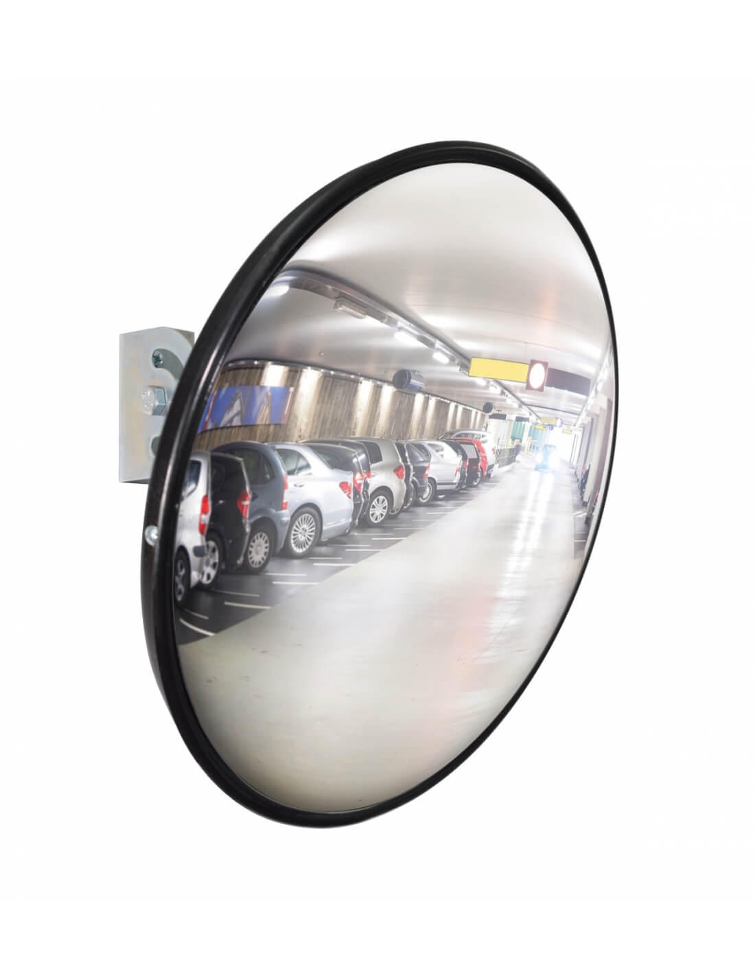 foto del prodotto specchio curvo abs montaggio a muro, per parcheggi e garage thirard
