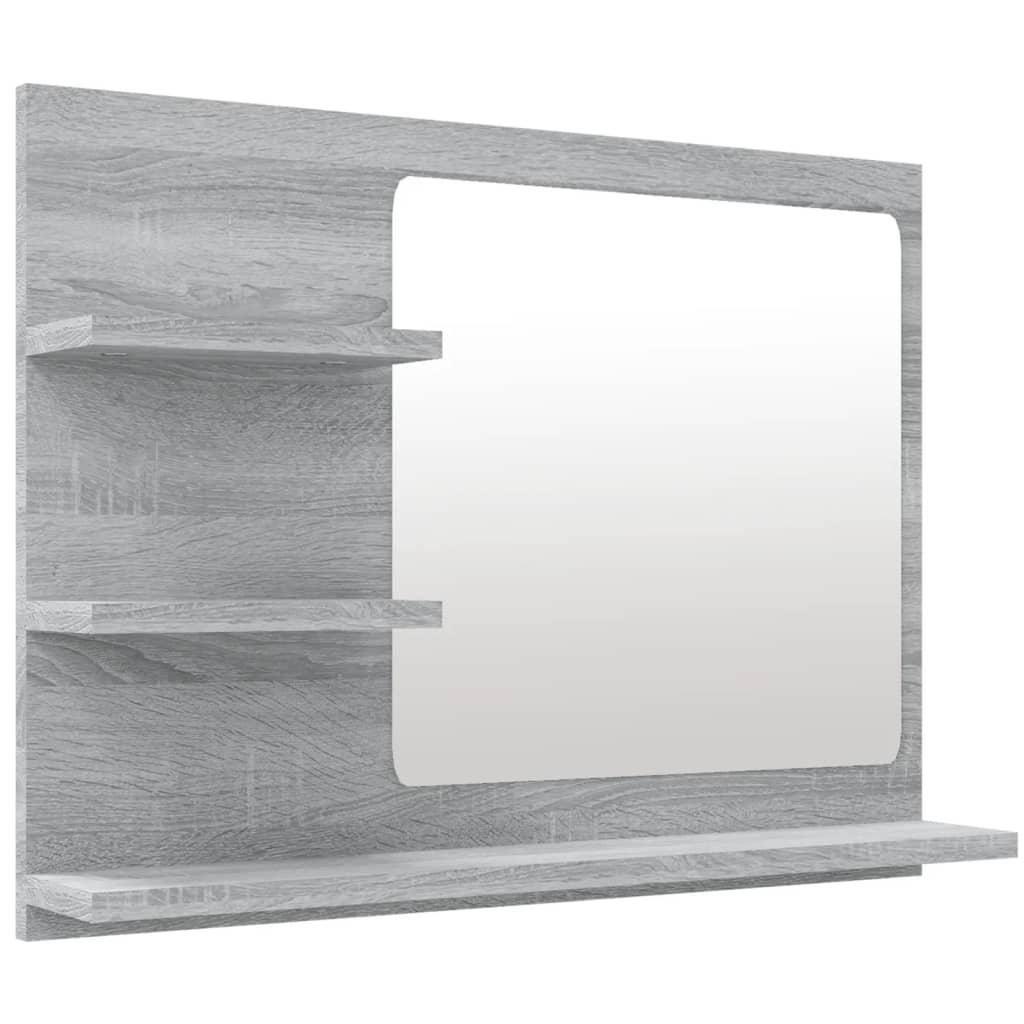 foto del prodotto specchio da bagno 60 x 10,5 x 45 cm multistrato grigio 02 0006901