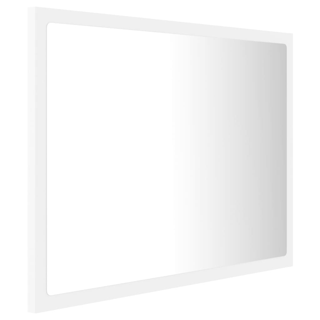 foto del prodotto specchio da bagno a led 60 x 8,5 x 37 cm acrilico bianco 02 0006981