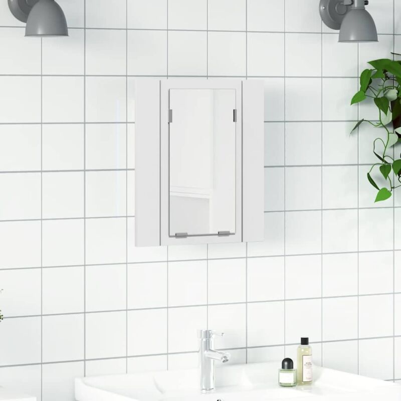 foto del prodotto specchio da bagno con led bianco 40x12x45 cm in acrilico vidaxl