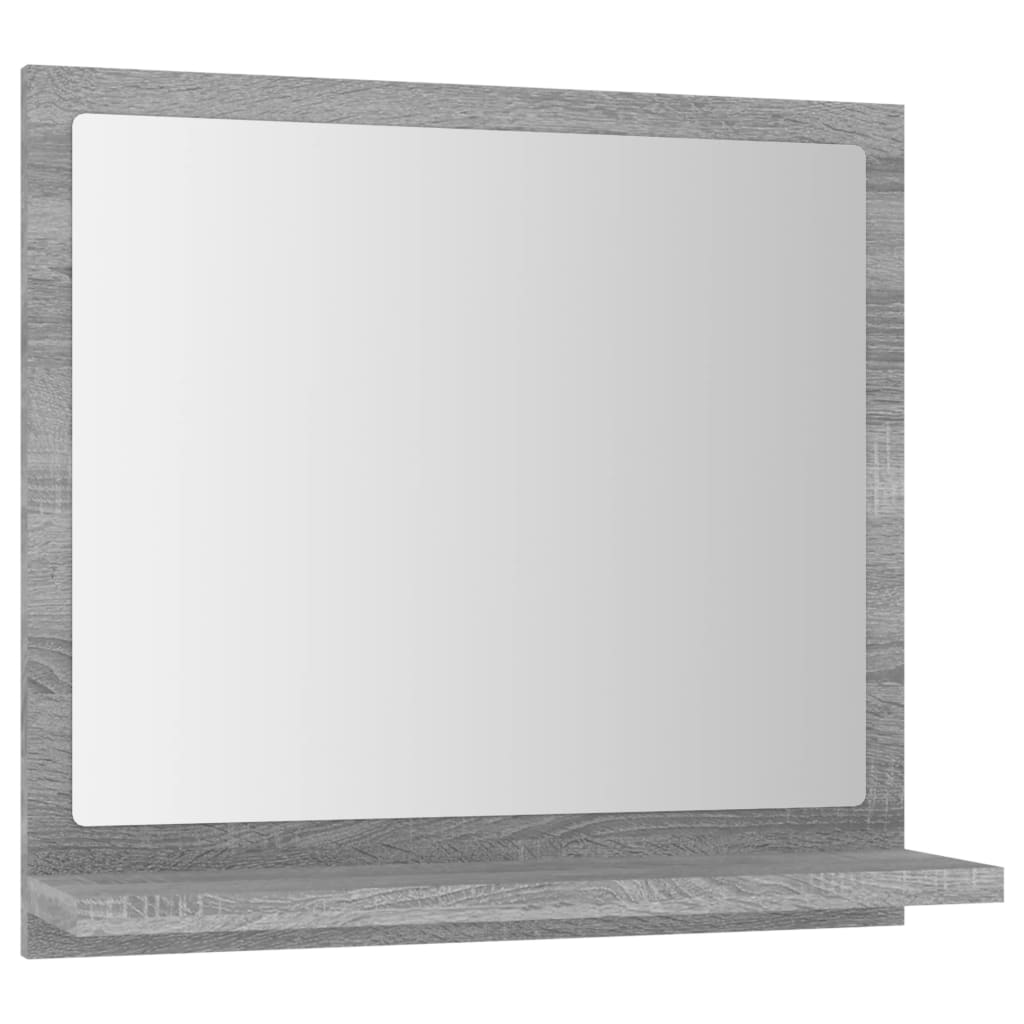 foto del prodotto specchio da bagno sonoma 40 x 10,5 x 37 cm derivati del legno grigio 02 0006899